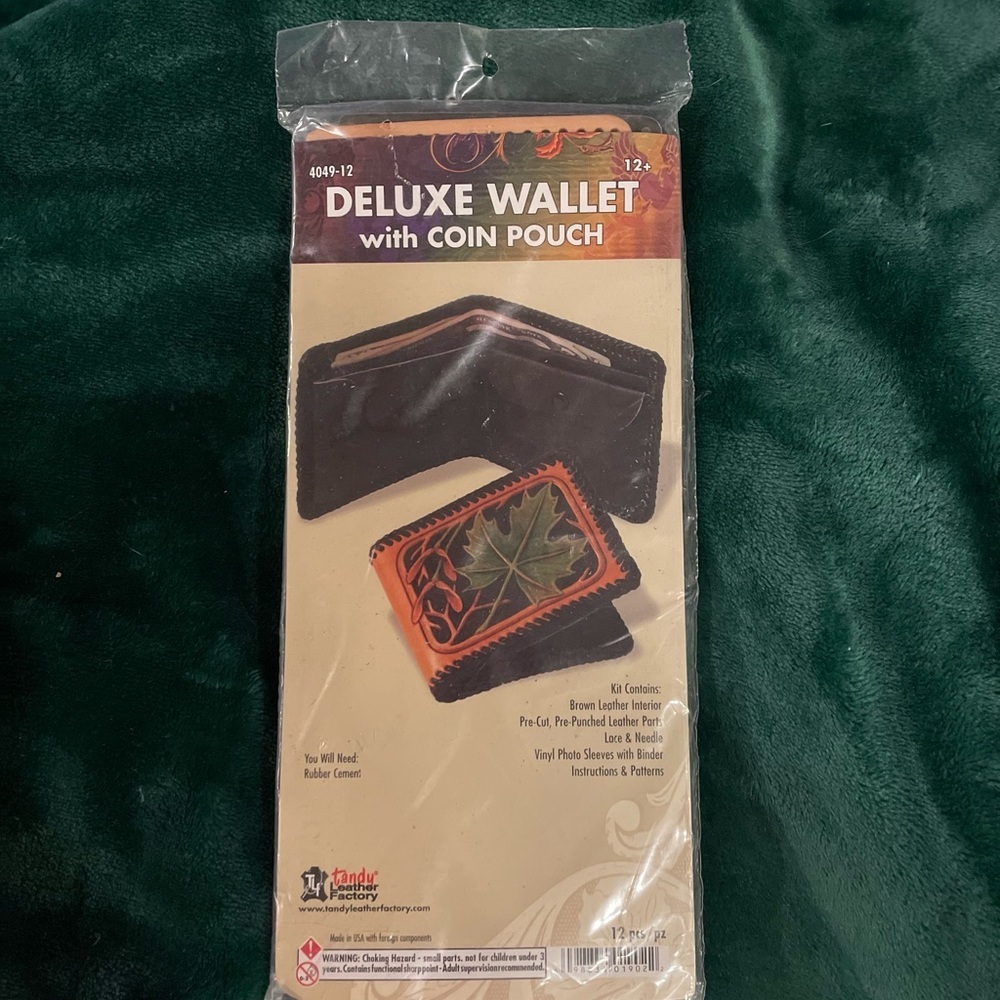 2 for $40 COPY - Tandy Deluxe Billfold Wallet Leather Kit